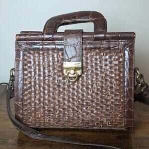 Claude Van Pelle  Crossbody  Faux Leather Clutch Satchel Crossbody Bag